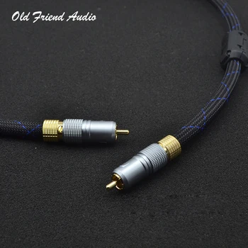 

A068 High Quality 1pcs 75 ohm digital coaxial cable HiFi audio cable