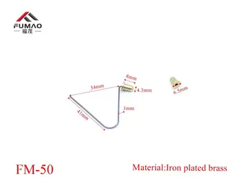 

FUMAO Push Button Spring tube Locking Tube Pin Button Mounting Spring Clips for Tent Pole Clamp