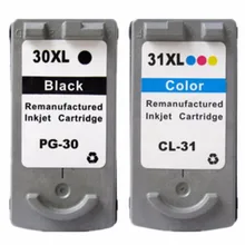 Восстановленные картриджи для Canon PG-30 CL-31 PG 30 CL 31 PG30 CL31 PIXMA iP 1800 2600 МП 140 210 470 MX 300 310