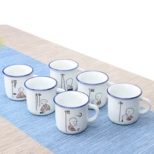 Горячая Teacup Мини Труба ностальгический классический ретро имитация руководство специальная чашка