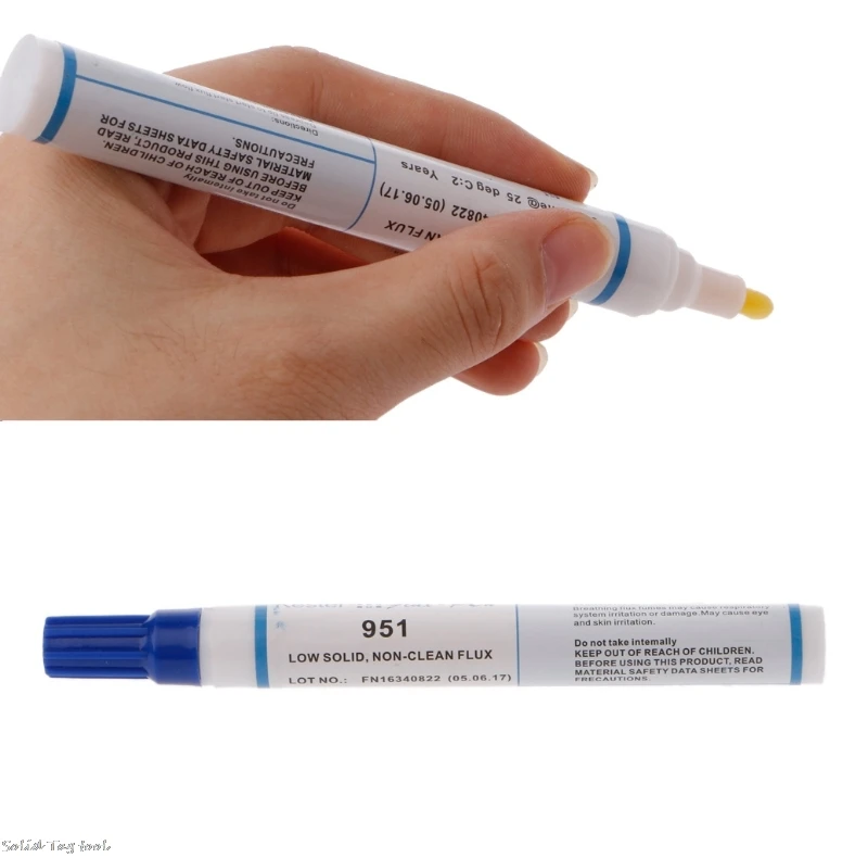 

951 10 ml Soldering Rosin Flux Pen Low-Solid Non-clean For Kester Soldering Solar Panel DIY Power Panel New Drop ship