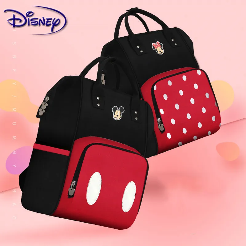 

Disney Diaper Bag Mummy Multi-function large capacity Mummy bag waterproof Backpack Baby Care Travel Backpack wet bag