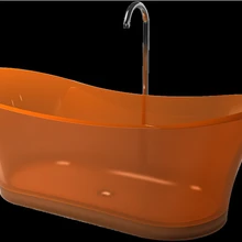 1750x750x680 мм резиновые, акриловые овальные цветные тубстоун твердая поверхность каменная отдельно стоящая Ванна 6520C-1042