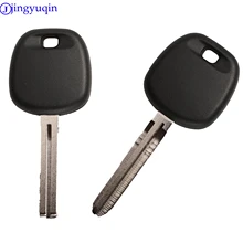 Jingyuqin транспондер ключ для Toyota Замена дистанционного управления автомобильный ключ чехол Брелок с 4D67 чип Uncut TOY43 лезвие