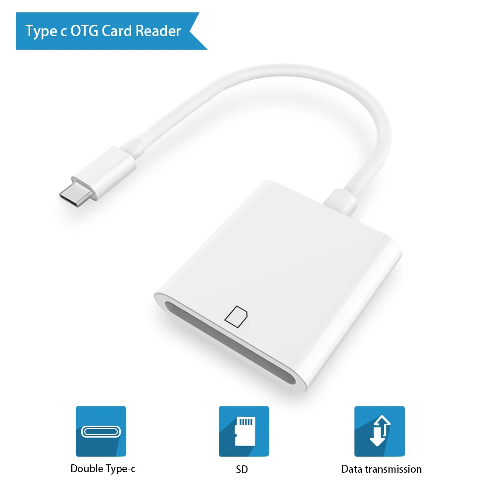 Mini USB 3 1 USB C to SD SDXC Card Digital Camera Reader Adapter Type C 1