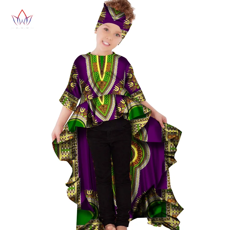 2018 African african clothing for children dashiki Traditional cotton