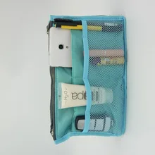 Multifunctional 9 Color high quality cosmetic bag makeup bag organizer bag Casual travel bag Storage box