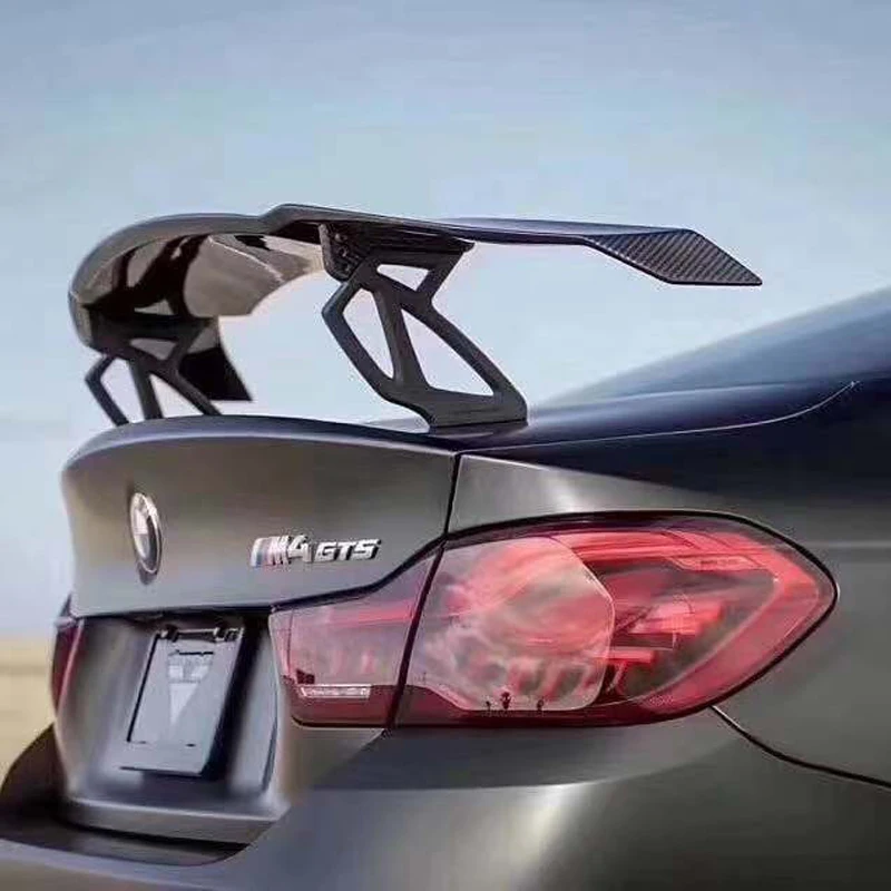 V стиль трек GT углеродного волокна задний багажник на крышу губ универсальный спойлер крыло подходит для BMW F80 E92 E46 M3 F82 M4 F22 M2 M5 M6