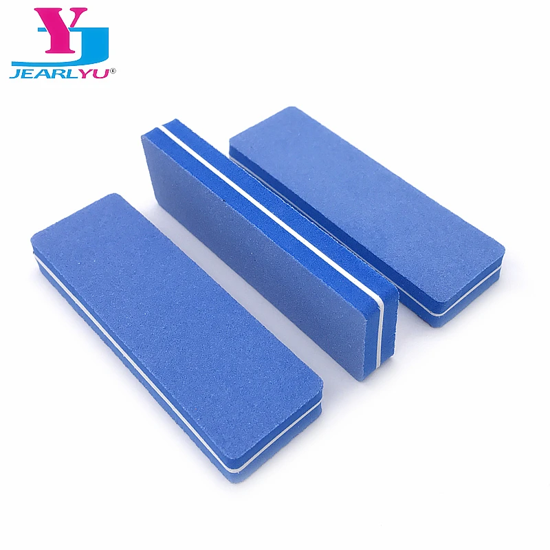 

5pcs/lot Nail File Block Professional sandpaper New Polisher File Buffing Grit 100/180 Manicure Set Tips Mini Sponge Art Tools