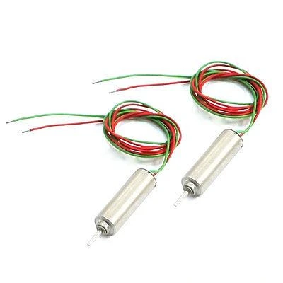 

2PCS DC 3.7V 63000RPM 18cm Wire Coreless Magnetic Motor for RC Helicopter Model Hollow cup motor 412