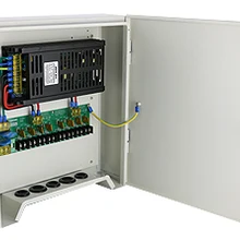 12V 40A 480W 8Ch Открытый водонепроницаемый адаптер питания для камеры видеонаблюдения белый(по умолчанию