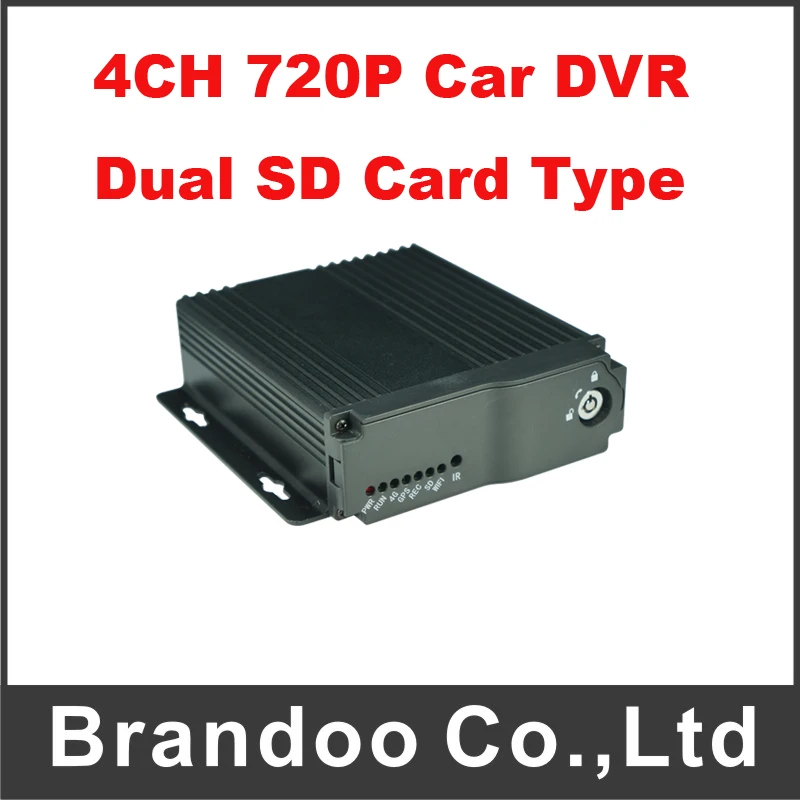 

Dual SD Card 720p Car Mobile DVR Taxi Bus Truck Train MDVR For Car Security