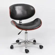 Большой современный простой стиль без подлокотника из цельного дерева компьютерный стул. Домашний вращающийся стул. Стол для обучения стул лифт. 011