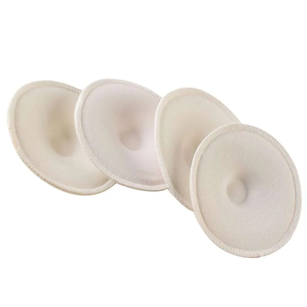 

2Pair 4pc Baby Feeding Breast Pad Absorbent Reusable Anti-overflow Breast Pads Maternity Nursing Bra Washable Mammy Breast Pads