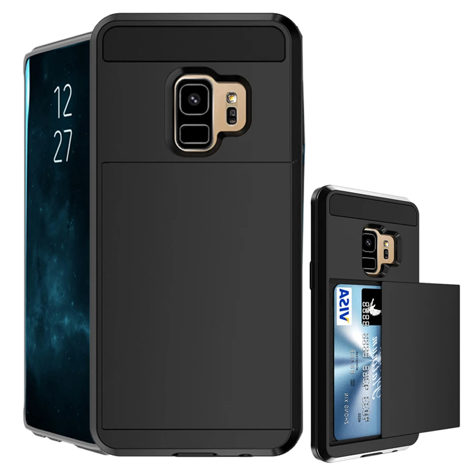 Для S4 S5 S6 S7 edge S8 чехол Роскошный Защитный Гибридный жесткий резиновый ударный