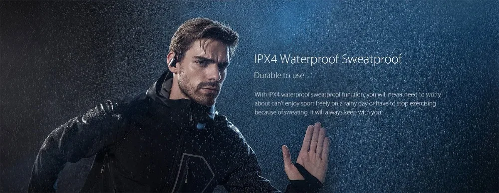 Xiaomi YDLYEJ01LM Беспроводные Bluetooth 4,1 музыкальные спортивные наушники IPX4 водонепроницаемый/на шнуре управление Поддержка громкой связи