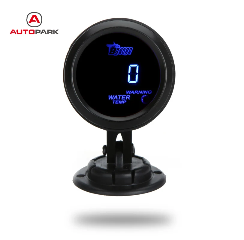 Digital Water Temperature Meter Gauge with Sensor for Auto Car 52mm 2in