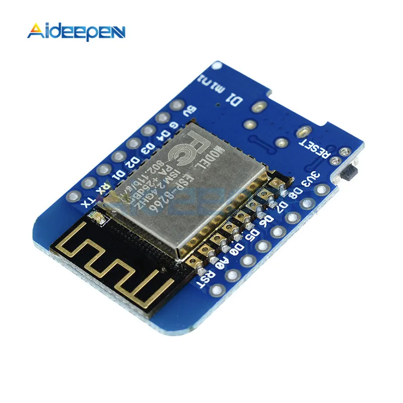 Мини ESP8266 ESP-12 ESP-12F CH340G CH340 V2 Micro USB WeMos D1 wifi макетная плата модуль 3,3 В с контактами на ESP-8266EX