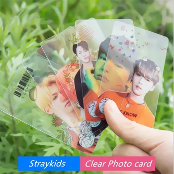 

Kpop Blackpink Straykids PVC Clear Photo Card Twice Collective Cards Photocard 10pcs