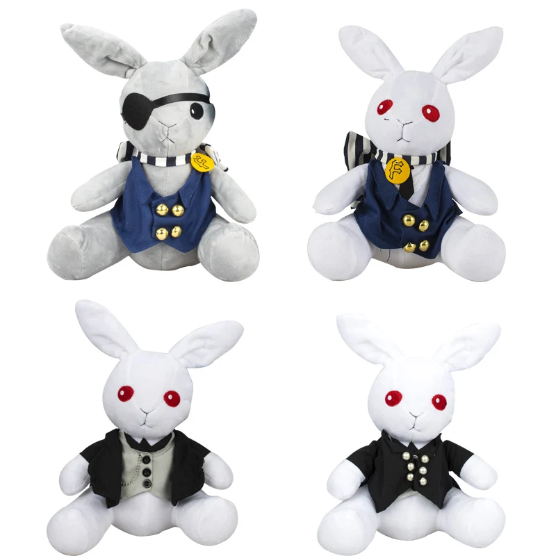30cm 4 Style Black Butler Ciel Rabbit Plush Toys Soft Stuffed Animal Dolls Collectible Party Gifts | Игрушки и хобби