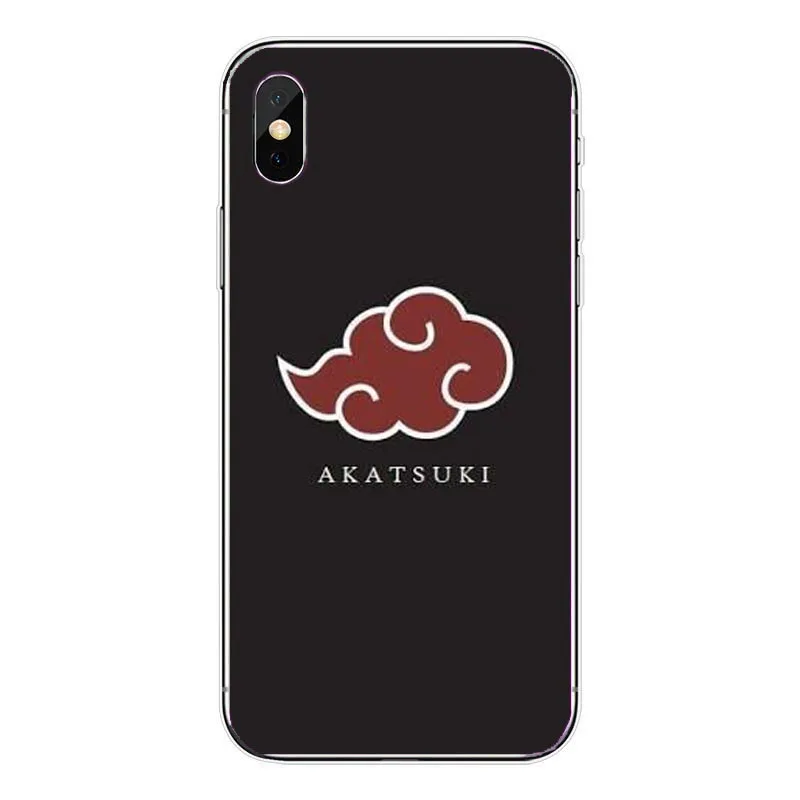 Жесткий чехол из поликарбоната с аниме Наруто Акацуки для iphone XS MAX 8 8Plus 7 7Plus 6S Plus SE Classic Naruto Cart Coque Shell