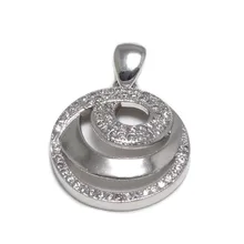 Мозаичный циркон кулон подарок на день Святого Валентина