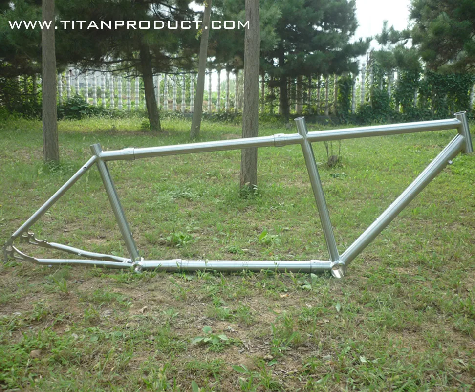Clearance Gr.9 (3al/2.5v) Titanium Road Tandem Frame with S&S Couplers 0 Clearance Gr.9 (3al/2.5v) Titanium Road Tandem Frame with S&S Couplers 0