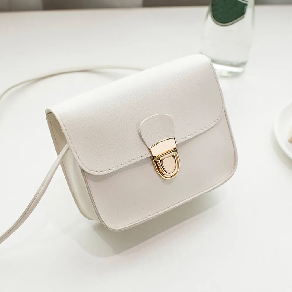  Women Messenger Bags Woman Bag 2019 Famous Brands Women Fashion Solid Color Cover Lock Shoulder Cro - 32957837737