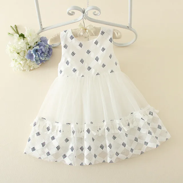 Elegant Little Girls Dress For 1 2 Years Old Baby Vestidos Fashion Summer Baby Clothes Baby