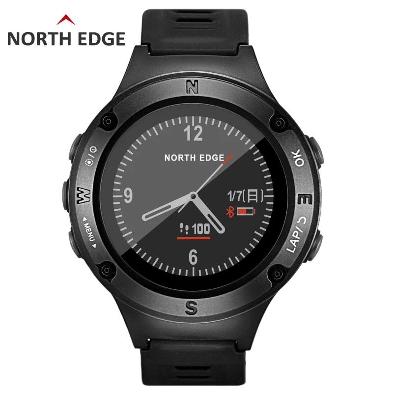 Smart Watch Heart Rate Waterproof NorthEdge Sport Watches Bluetooth Clock IOS And Android Wristwatches LED Digital Watches Smart