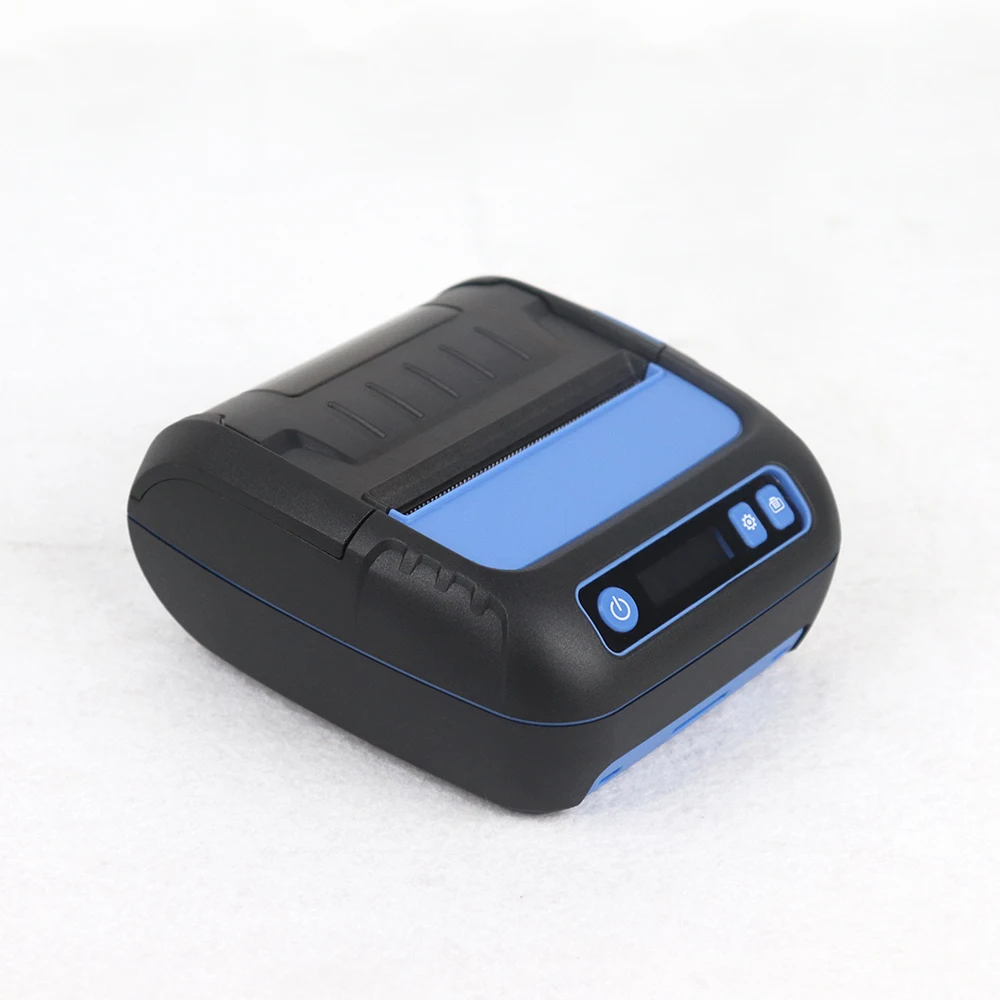 IssyzonePOS 80 مللي متر بطاقة لاصقة طابعة إيصالات حرارية USB بلوتوث وعرة المحمولة طابعة 1D 2D ماكينة طباعة الباركود لتجارة التجزئة