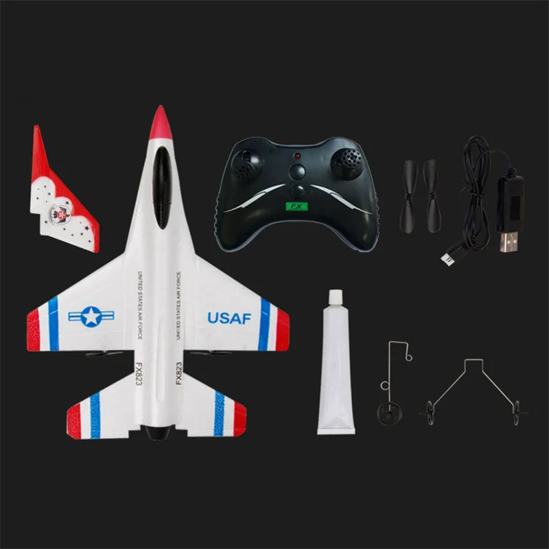 

FX-823 2.4G 2CH RC Airplane Glider Remote Control Plane Outdoor Aircraft