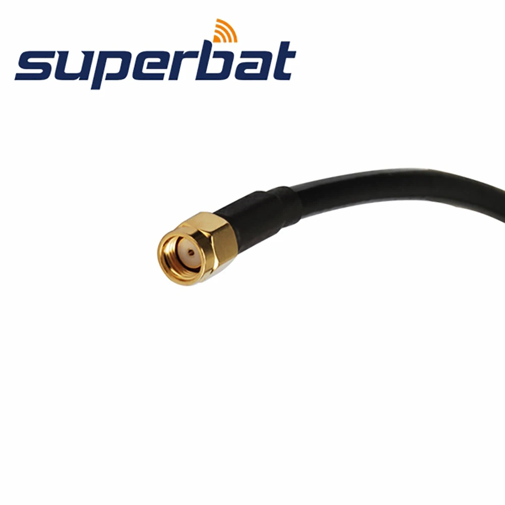 Wifi Antenna RG58 Cable 3m N Plug to RP SMA Male Jumper