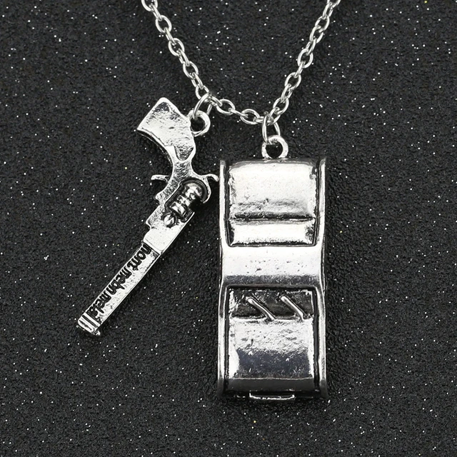 Supernatural Necklace Dean Winchester Colt Gun Sam Winchester Car