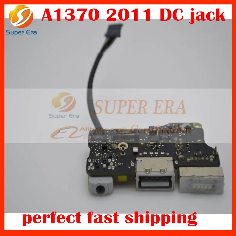

Genuine Used Mid 2011 for Apple Macbook Air 11.6" A1370 Power DC Jack USB Audio Board 820-3053-A EMC2471 perfect testing