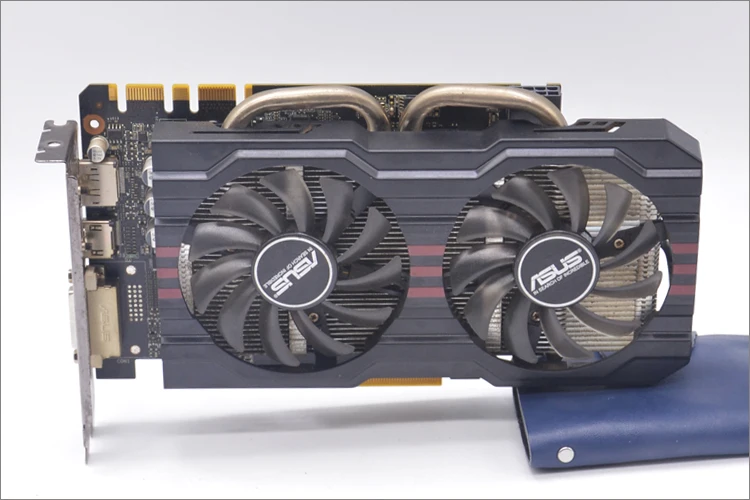 Koop Gebruikt, originele ASUS GTX 760 2 GB GDDR5 256Bit DVI HDMI grafische kaart
