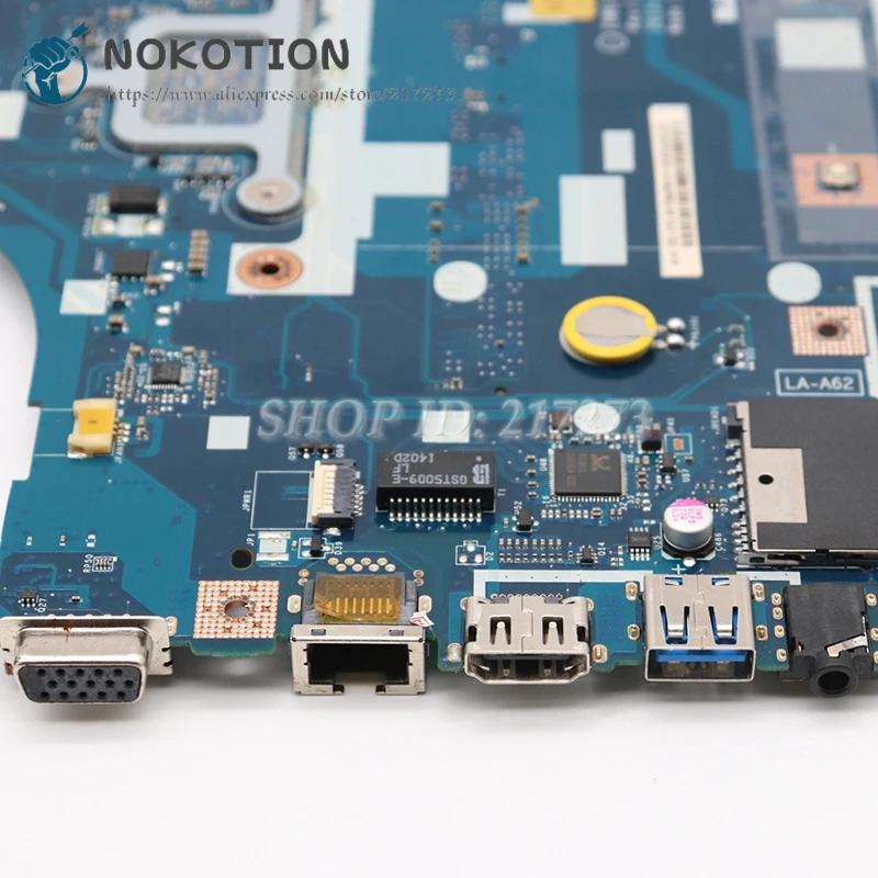 NOKOTION Z5WE3 LA-A621P NBY4711002 PC اللوحة الرئيسية لشركة أيسر أسباير E1-510 E1-510-2500 اللوحة المحمول مجلس منطق N2820 وحدة المعالجة المركزية