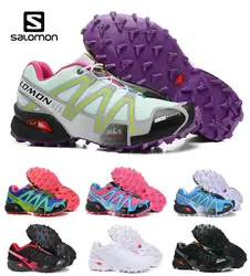 Salomon speed Cross 3 CS дышащие уличные Прогулочные кроссовки speed cross 3 легкие женские кроссовки 36-41 Бесплатная доставка