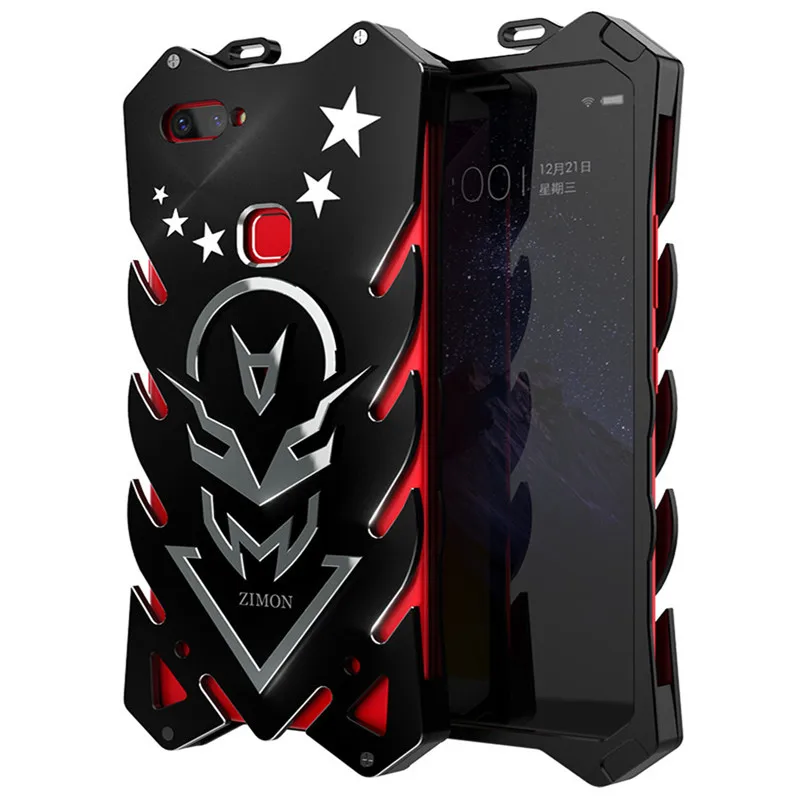 Zimon Armor II авиационный алюминиевый металлический чехол для VIVO X20 Plus мощный уличный