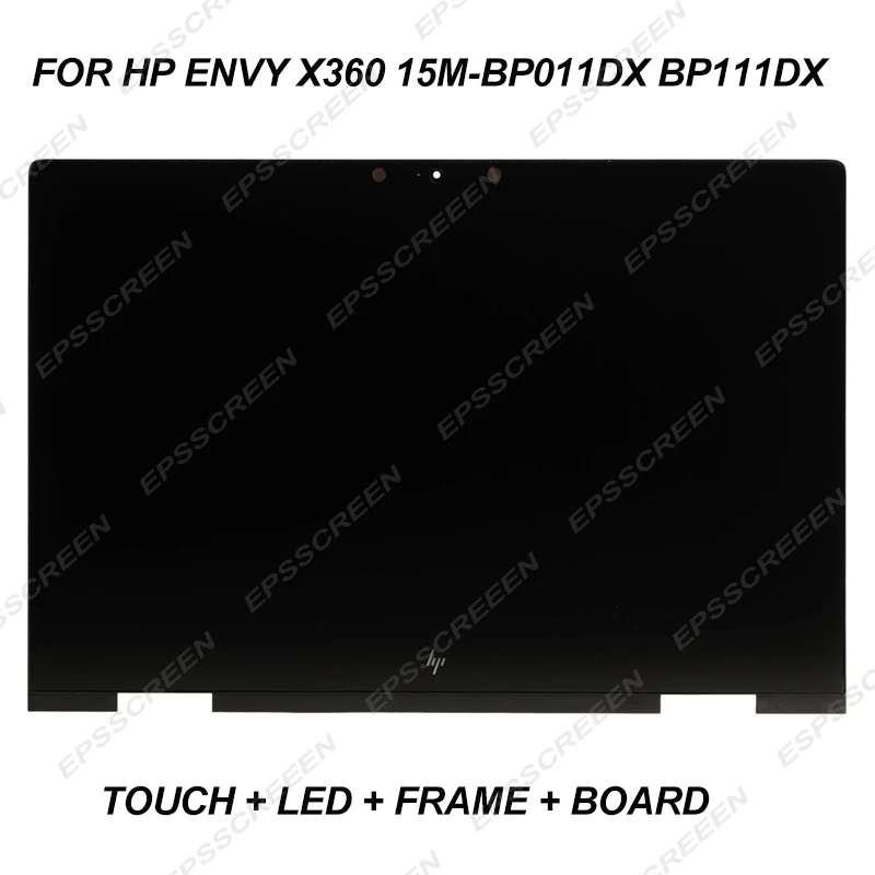 

Сенсорный экран в сборе для HP ENVY x360, 15M-BP011DX, BP111DX, 15,6 дюйма, FHD IPS 925736-001