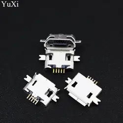 Юйси 10 шт./лот Btype Micro USB разъем 2,0 раковина 1,6 SMT 2 средства ухода за кожей стоп плоский рот