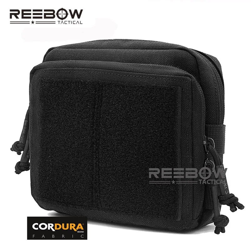 REEBOW TACTICAL Military Tactical Gear Utility Map Admin Pouch Outdoor EDC Tool Molle Bag Organizer Waist Pack admin