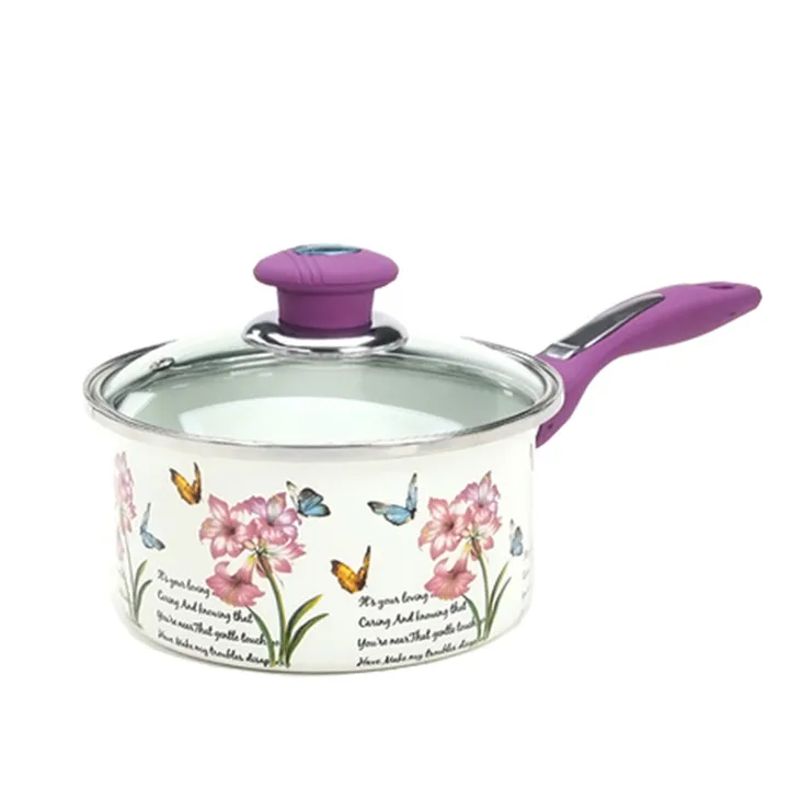 Porcelain Enamel 1500ML Sensing Work Cooker Kitchen Tools Cook Pot | Дом и сад