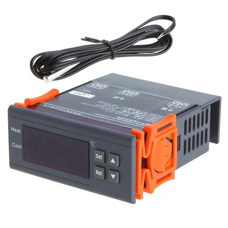 

Digital Temperature Controller mini thermostat thermal regulator Thermocouple -40 to 120 Degrees with Alarm Function 10A 220V