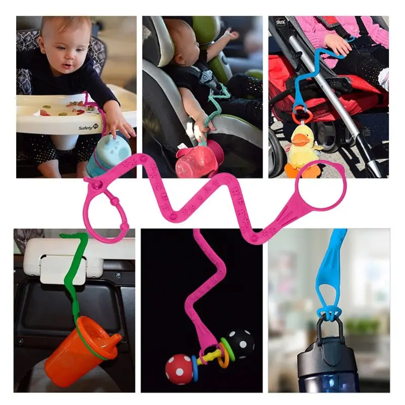 

Baby Feeding Bottle Anti Lost Strap Universal Anti Slip Kids Pacifier Toys Teether Fixing Hanging Rope Practical baby Accessory