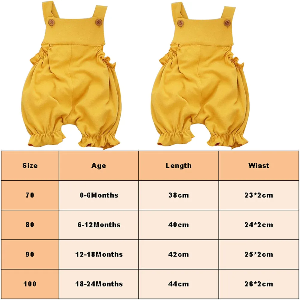 Emmaaby/костюм для новорожденных девочек и мальчиков, однотонный комбинезон без рукавов без спинки для малышей, летняя одежда для мальчиков и девочек от 0 до 24 месяцев