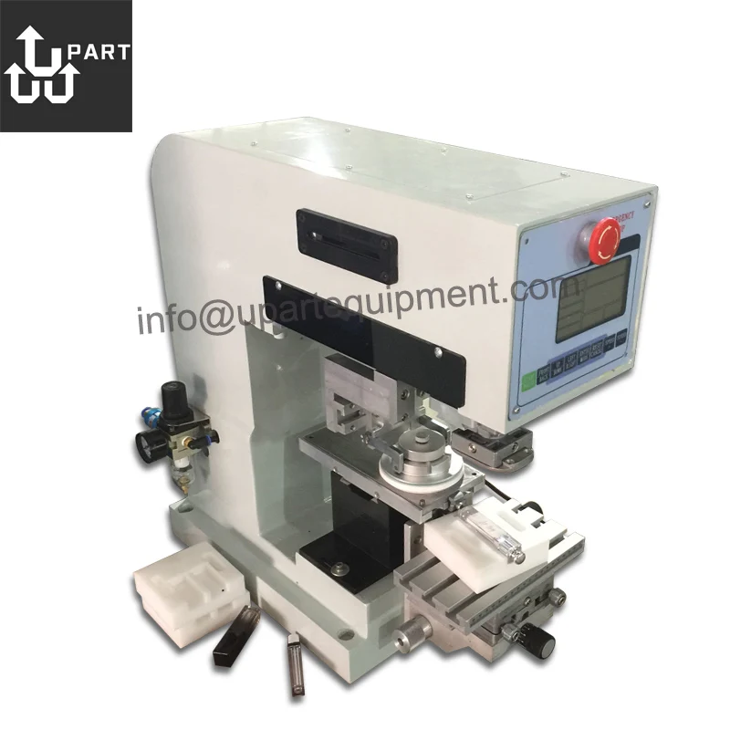 

Single color flatbed ink cup manual pad printing machine