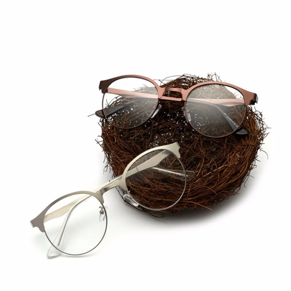 

Fashion Optical Glasses Eyeglass Frame Men Women Vintage Spectacles Clear Metal 2017