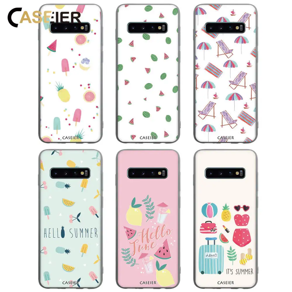 CASEIER Lovely Case For Samsung S8 S9 S10 Plus S10E Note 8 9 Fashion Phone Funda A7 A5 A6 A8 A9 2018 2017 Cover | Мобильные телефоны