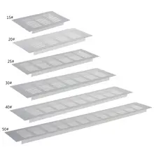 1 шт. алюминиевый сплав вентиляционное отверстие перфорированный лист веб-пластина вентиляционная решетка